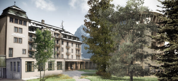 Visualisierung Hotel Palace Mürren